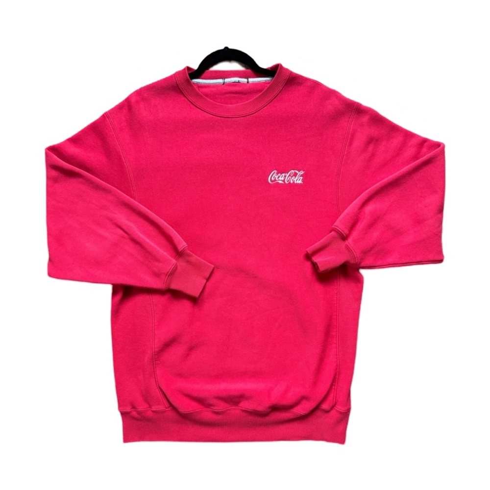 Coca Cola Longsleeve Thick Cotton Crewneck Vintage